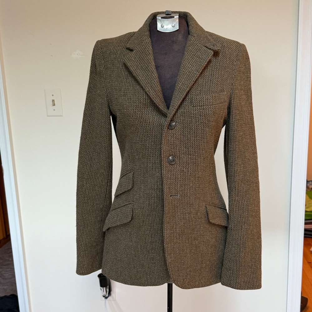 Vintage RALPH LAUREN BLUE LABEL circa 2004 Tweed Blazer